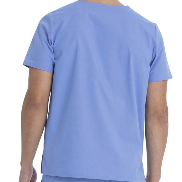 Scrub Star Unisex V Neck Top Size Medium Blue Core essentials Collection New - Picture 8 of 8